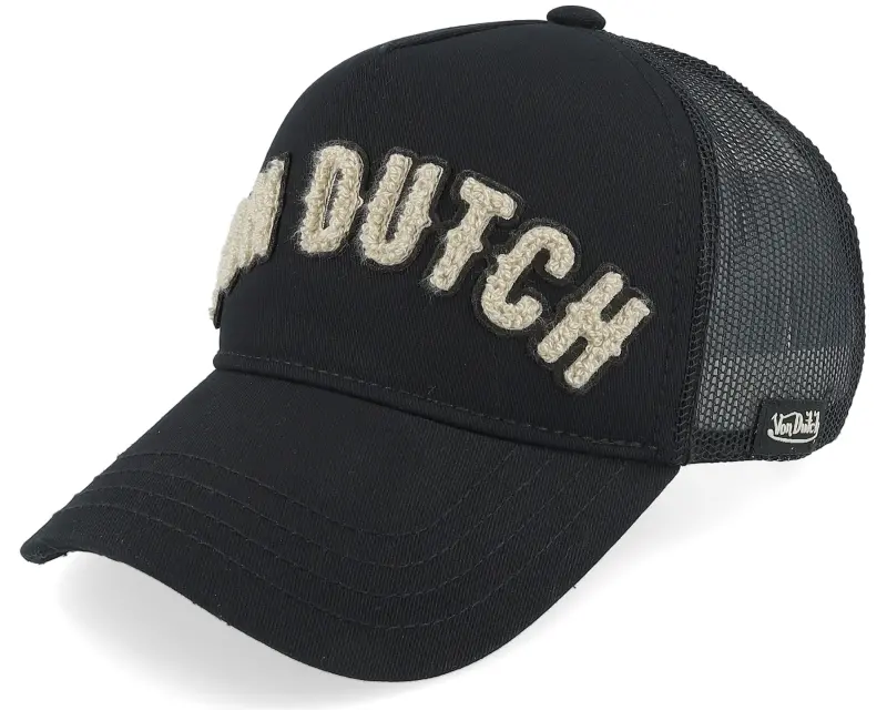 Von Dutch Kids Logo Patch Black Trucker online