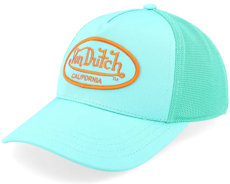 Von Dutch Kids Oval Patch Green/Turquoise Trucker online