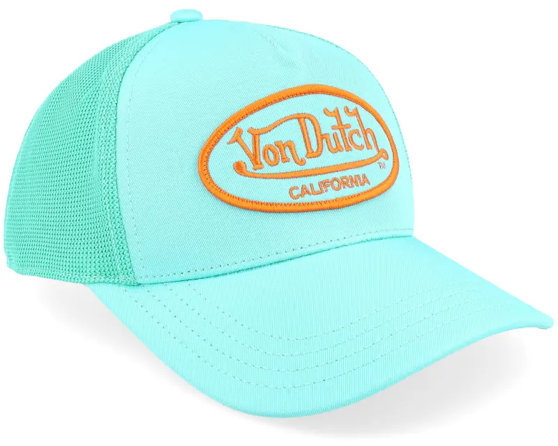 Von Dutch Kids Oval Patch Green/Turquoise Trucker online