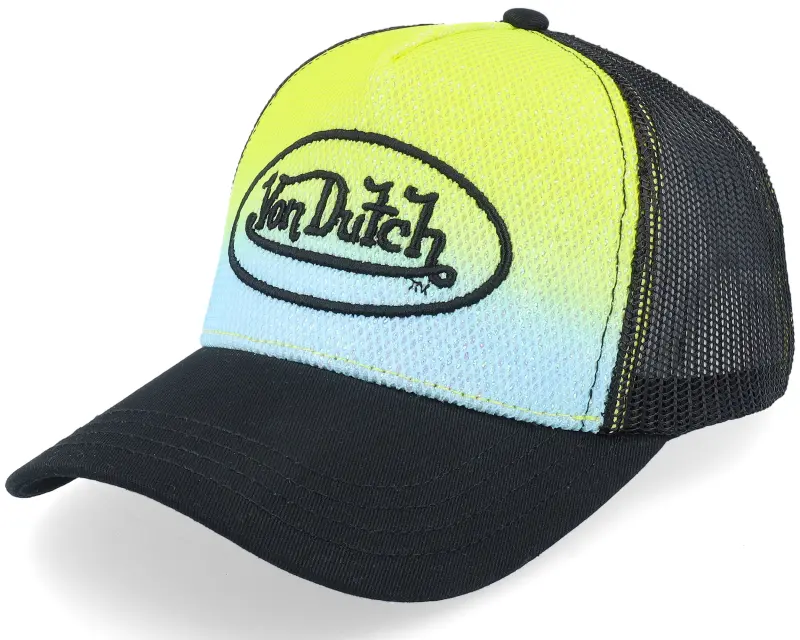 Von Dutch Kids Oval Patch Mesh Black/Multicolor Trucker online