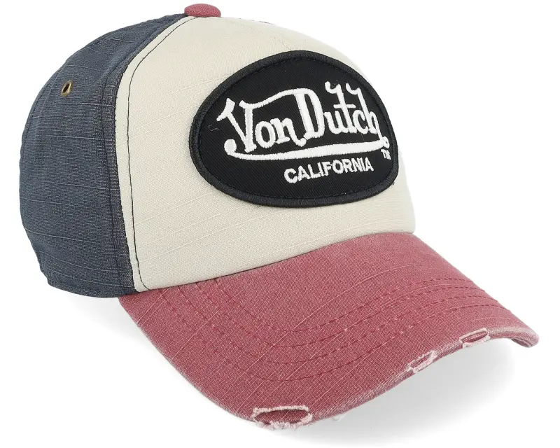 Von Dutch Kids Oval Patch Navy/White/Burgundy Adjustable online