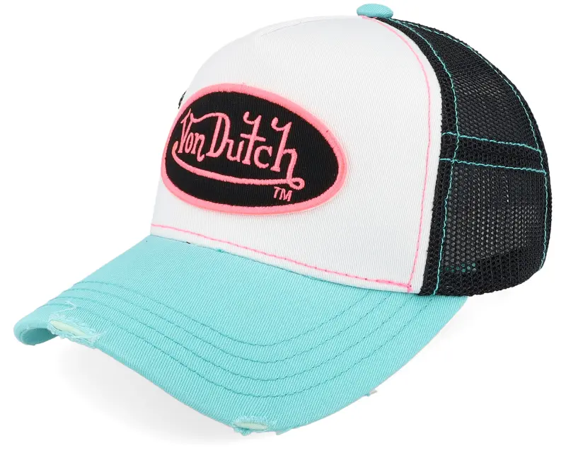 Von Dutch Kids Oval Patch Red/Yellow A-Frame Trucker online