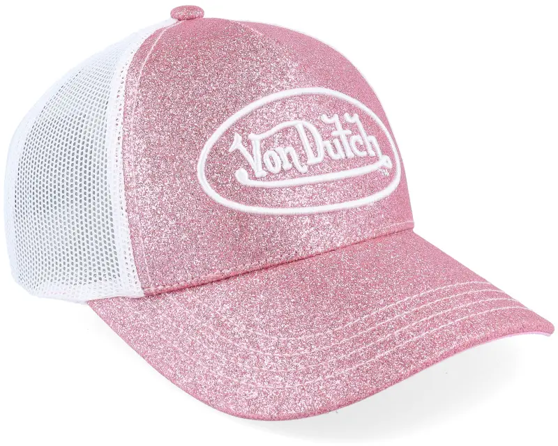 Von Dutch Kids Oval Patch White/Pink A-Frame Trucker online