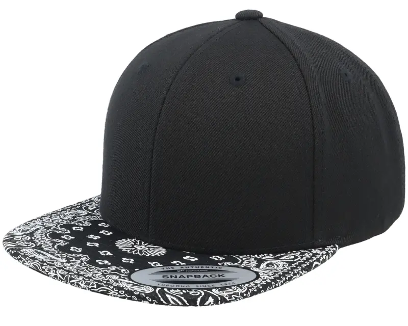 Yupoong Kids Black/Paisley Snapback online