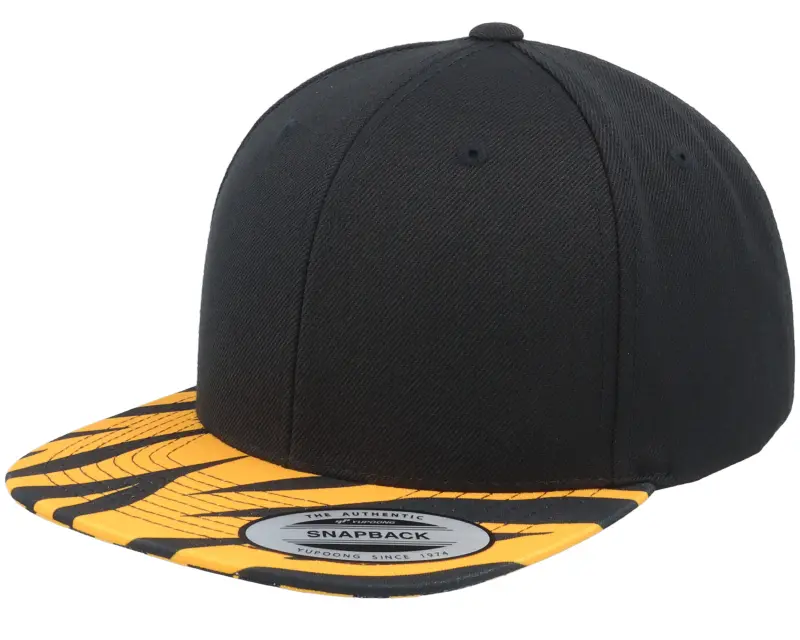 Yupoong Kids Black/Tiger Snapback online