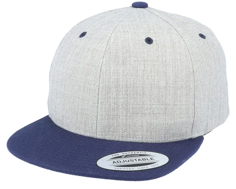Yupoong Kids Classic Heather Grey/navy Snapback online