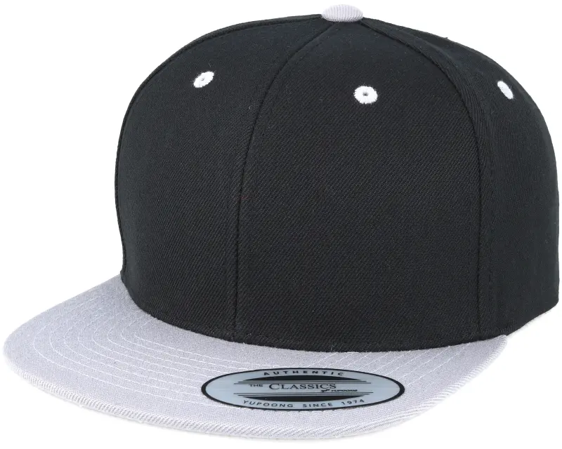 Yupoong Kids Youth Black/Silver Snapback online