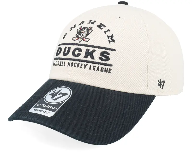 47 Brand Anaheim Ducks NHL 47 Clean Up Natural/Black Dad Cap online