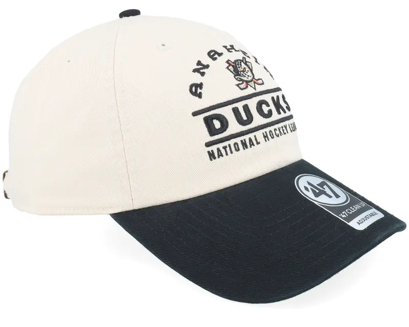 47 Brand Anaheim Ducks NHL 47 Clean Up Natural/Black Dad Cap online