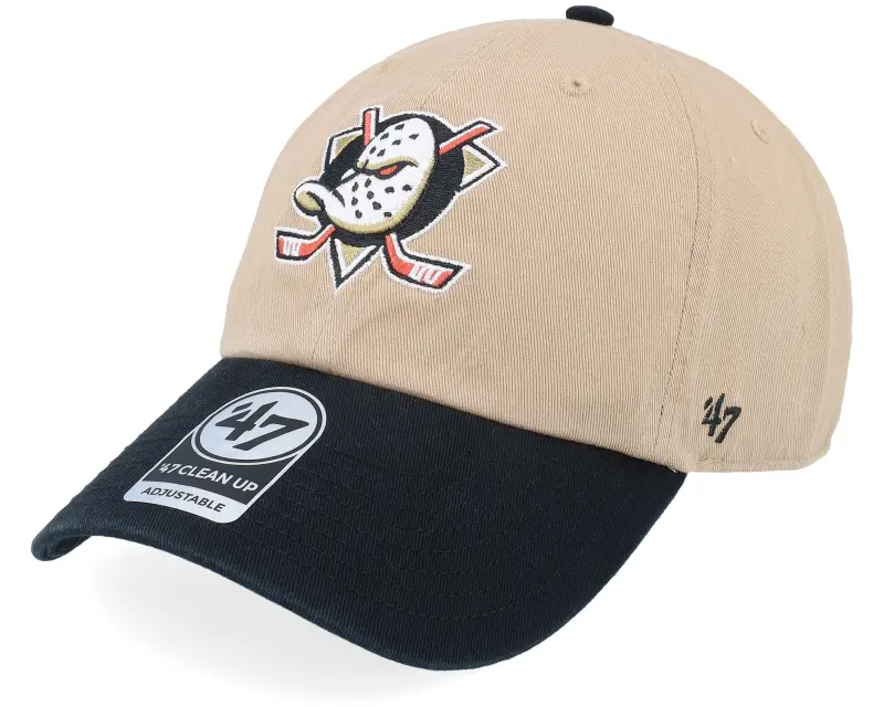 47 Brand Anaheim Ducks NHL Tone 47 Clean Up Khaki/Black Dad Cap online