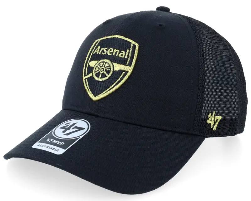 47 Brand Arsenal Epl- Branson Metallic 47 Mvp Cap Black/Gold Trucker online
