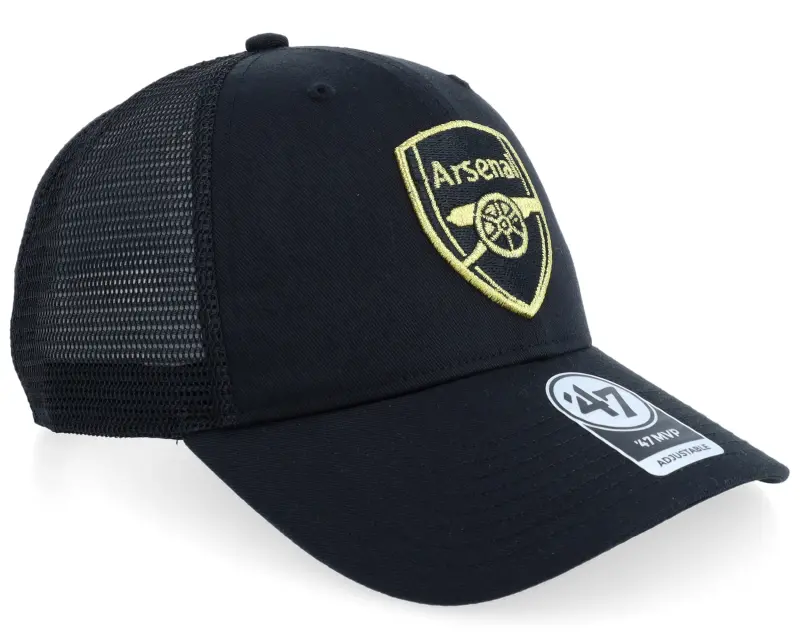 47 Brand Arsenal Epl- Branson Metallic 47 Mvp Cap Black/Gold Trucker online