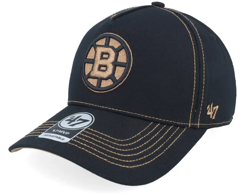 47 Brand Boston Bruins NHL Stitch 47 Mvp Dt Black A-frame Adjustable online