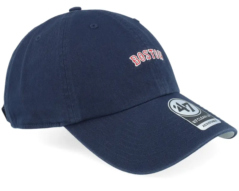 47 Brand Boston Red Sox Brs Base Runner Script Clean Up Navy Dad Cap online