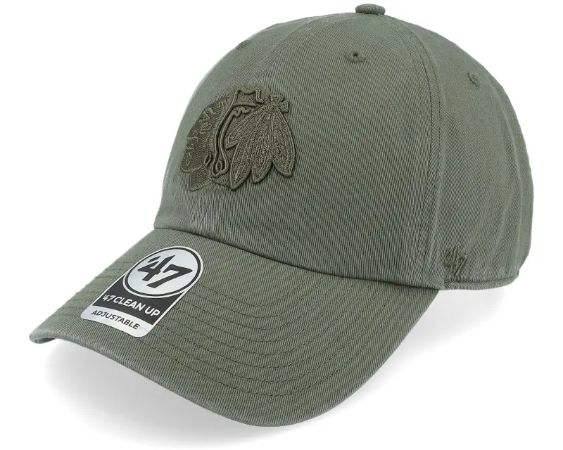 47 Brand Chicago Blackhawks NHL Clean Up Moss Dad Cap online