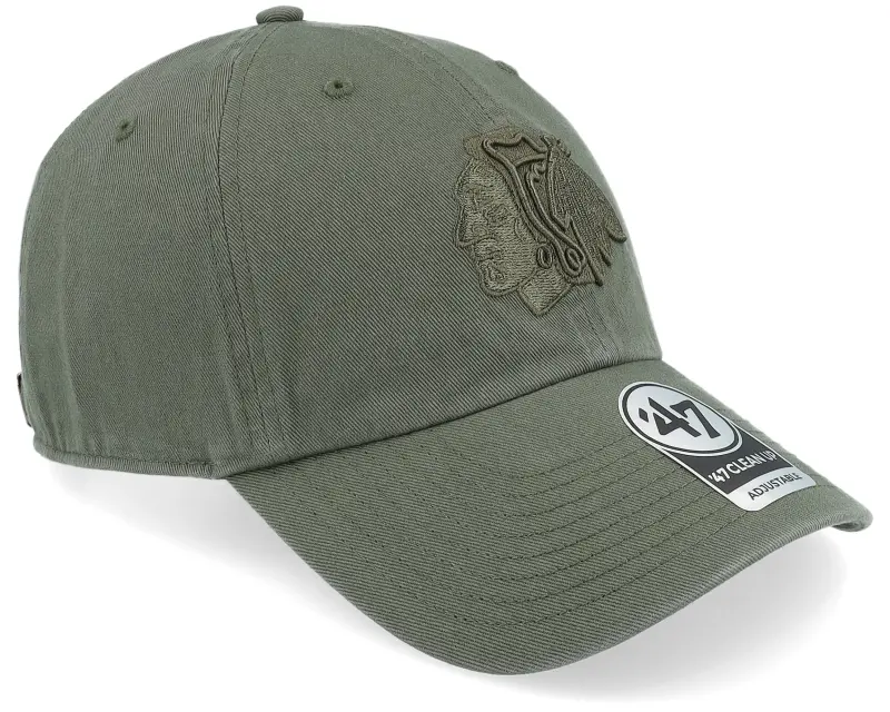 47 Brand Chicago Blackhawks NHL Clean Up Moss Dad Cap online