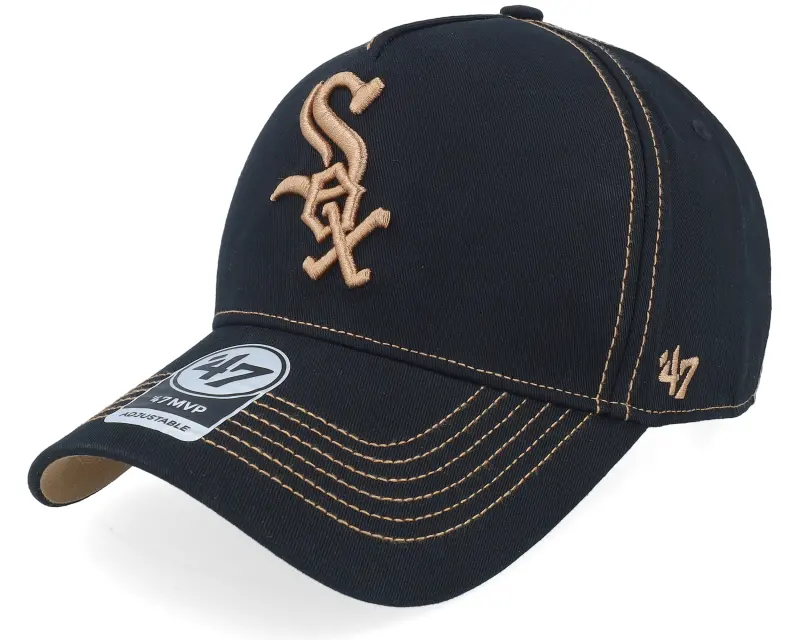 47 Brand Chicago White Sox MLB 47 Mvp Dt Black A-frame Adjustable online