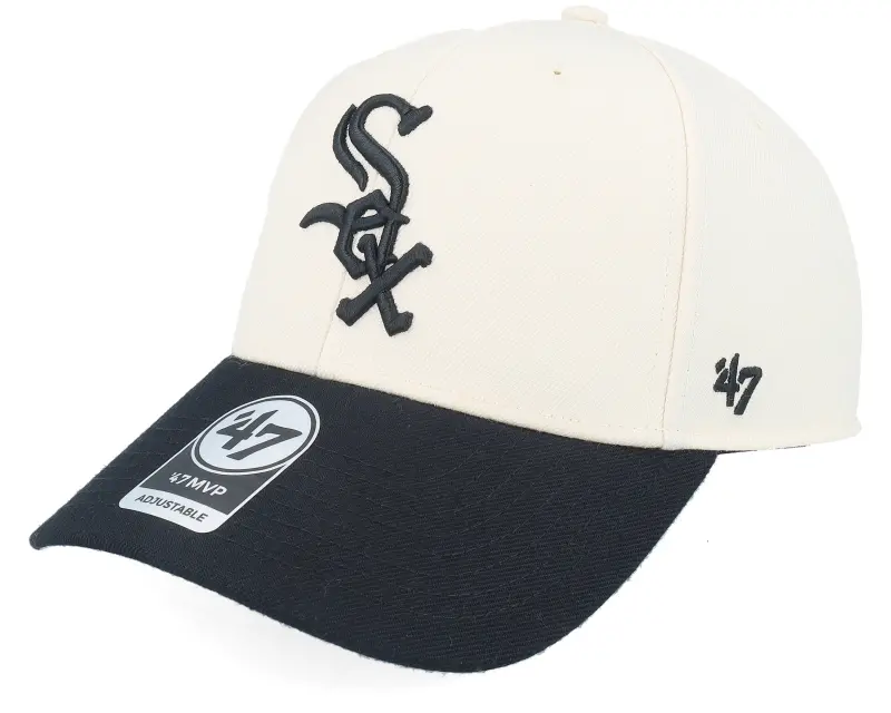 47 Brand Chicago White Sox Two Tone Mvp Natural/Black Adjustable online