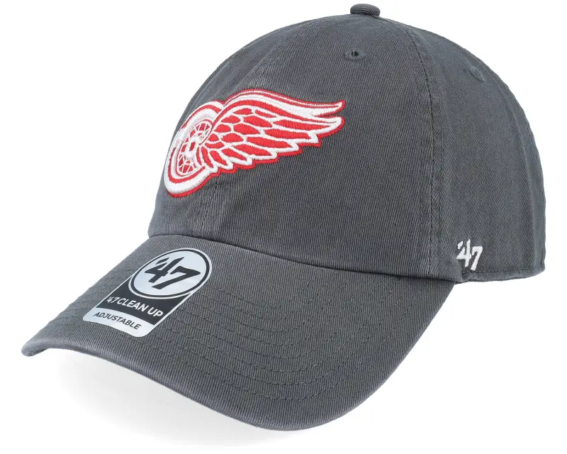 47 Brand Detroit Red Wings NHL Clean Up Cap Charcoal Dad Cap online