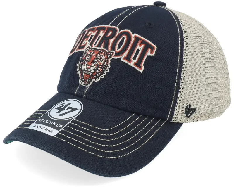 47 Brand Detroit Tigers Tuscaloosa Clean Up Black Trucker online