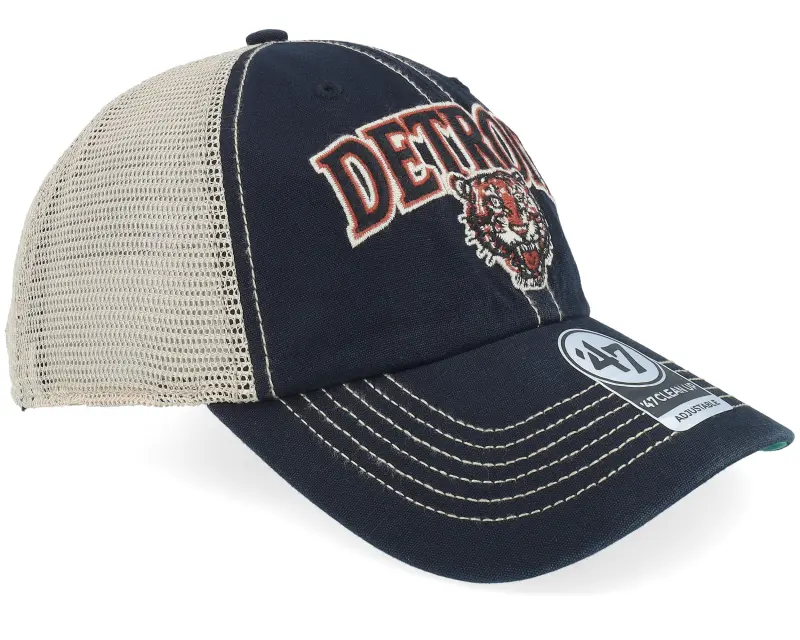 47 Brand Detroit Tigers Tuscaloosa Clean Up Black Trucker online