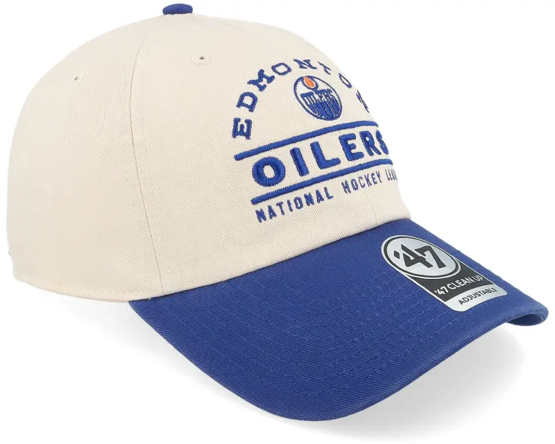 47 Brand Edmonton Oilers NHL 47 Clean Up Natural/Blue Dad Cap online