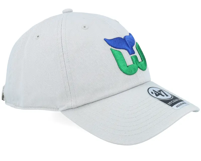 47 Brand Hartford Whalers NHL Clean Up Cap Grey Dad Cap online