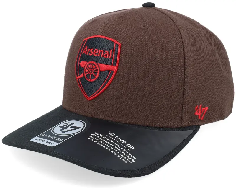 47 Brand Hatstore Exclusive x Arsenal Epl- Sure Shot 47 Mvp Dp Brown/Black A-frame Adjustable online