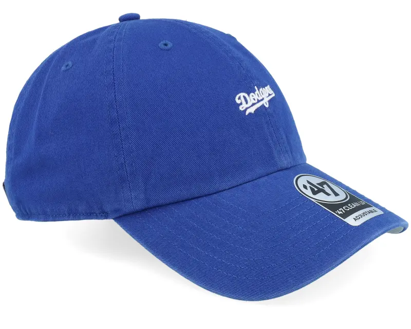 47 Brand Los Angeles Dodgers Base Runner Script Clean Up Royal Dad Cap online