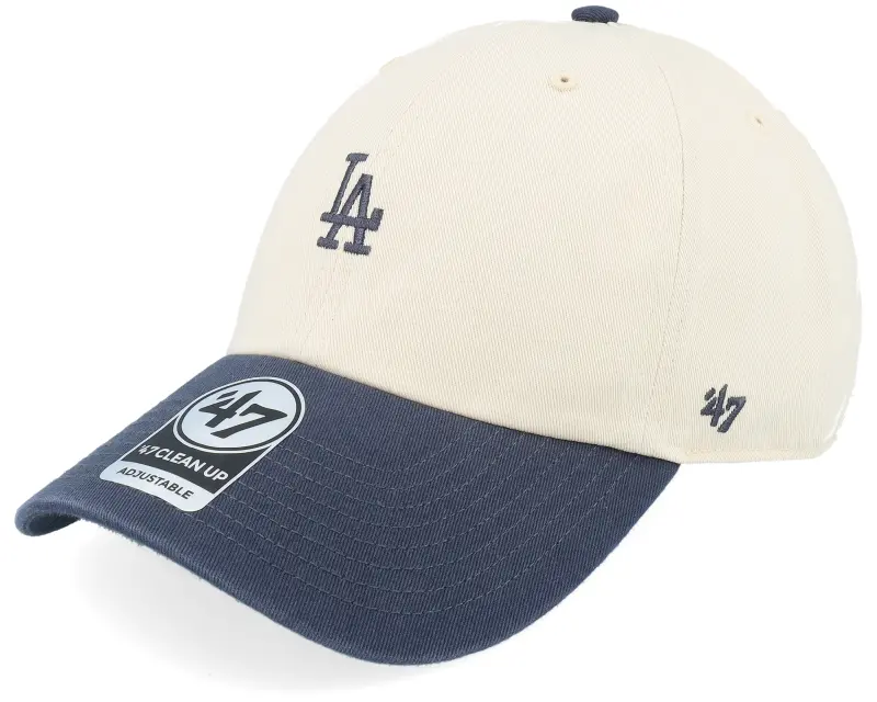 47 Brand Los Angeles Dodgers Base Runner Tt Clean Up Natural/Navy Dad Cap online