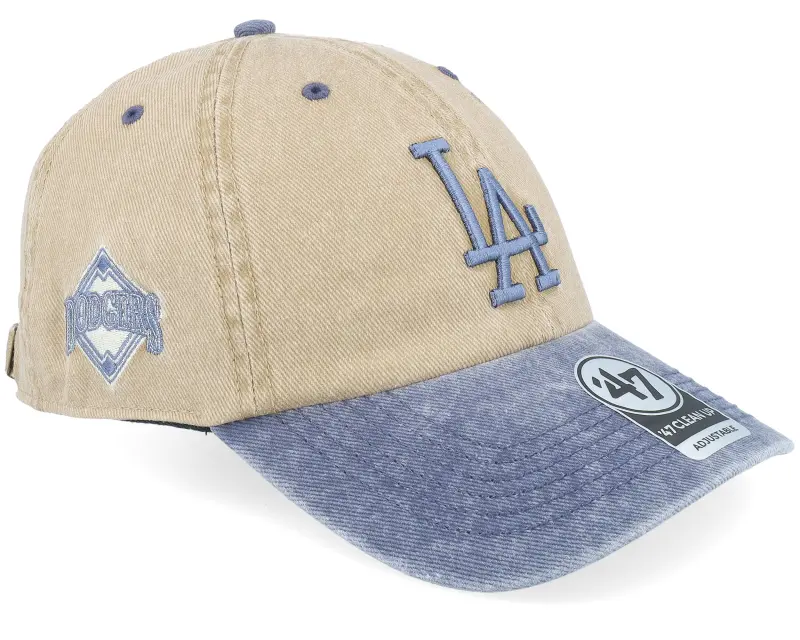 47 Brand Los Angeles Dodgers Eldin Clean Up Khaki/Royal Dad Cap online
