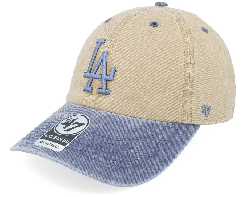 47 Brand Los Angeles Dodgers Eldin Clean Up Khaki/Royal Dad Cap online