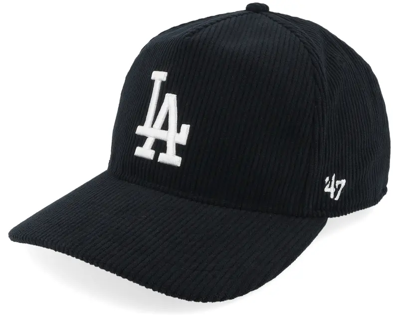 47 Brand Los Angeles Dodgers MLB Corduroy 47 Hitch Cap Black A-frame Adjustable online