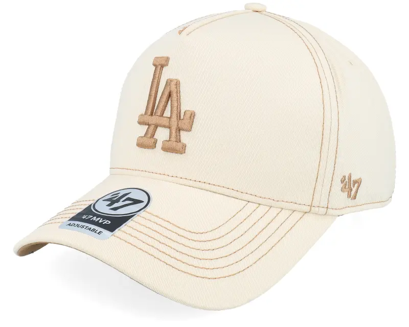 47 Brand Los Angeles Dodgers MLB Stitch 47 Mvp Dt Natural A-frame Adjustable online