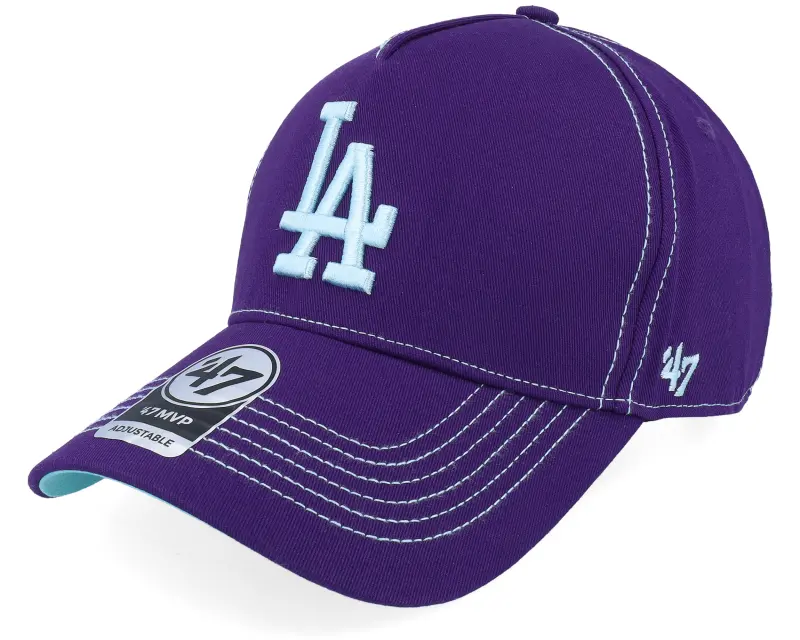 47 Brand Los Angeles Dodgers MLB Stitch 47 Mvp Dt Purple A-frame Adjustable online