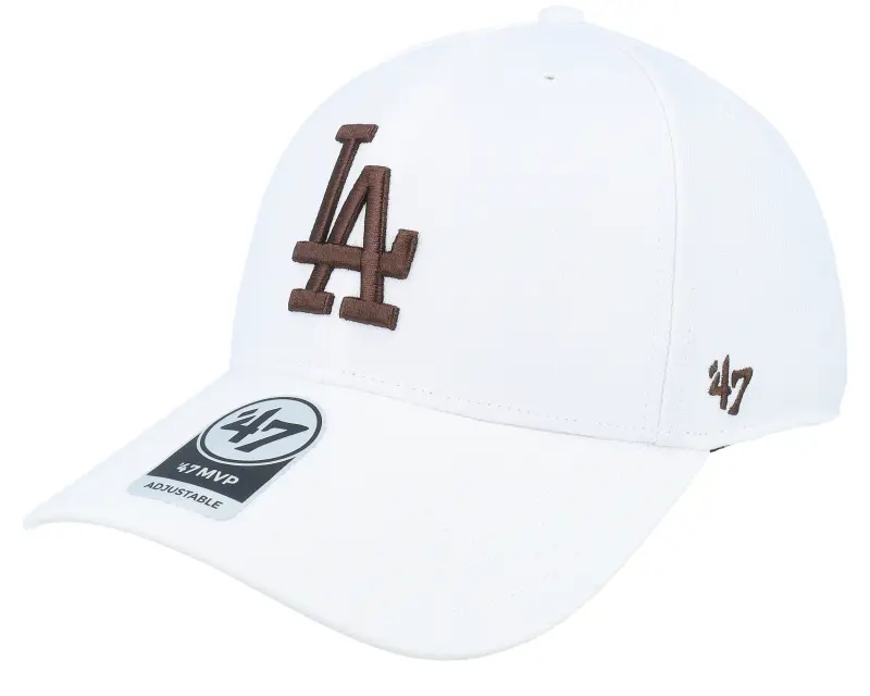 47 Brand Los Angeles Dodgers Mvp White/Brown Adjustable online