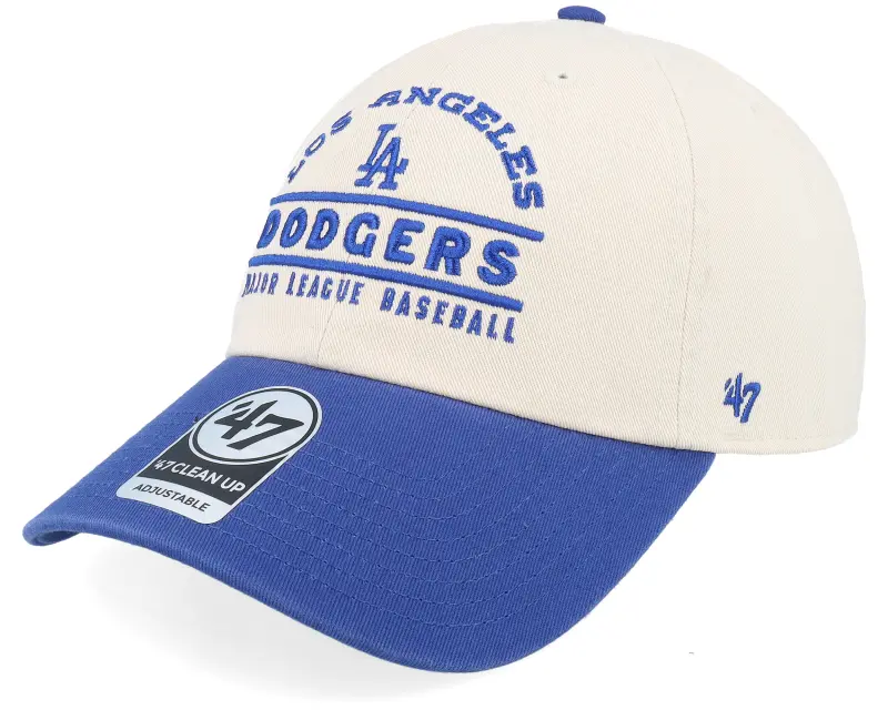47 Brand Los Angeles Dodgers Windham Clean Up Natural/Royal Dad Cap online