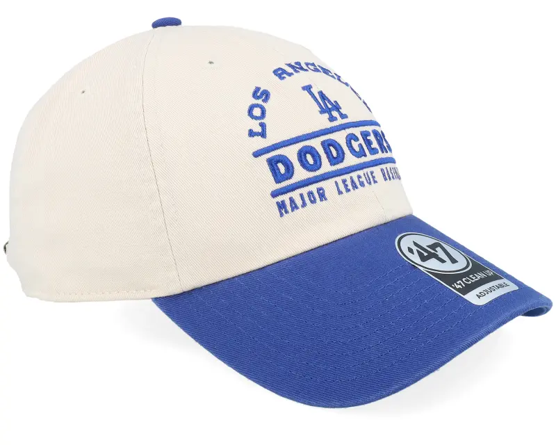 47 Brand Los Angeles Dodgers Windham Clean Up Natural/Royal Dad Cap online