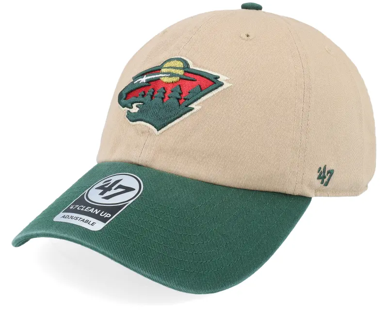 47 Brand Minnesota Wild NHL Tone 47 Clean Up Khaki/Green Dad Cap online