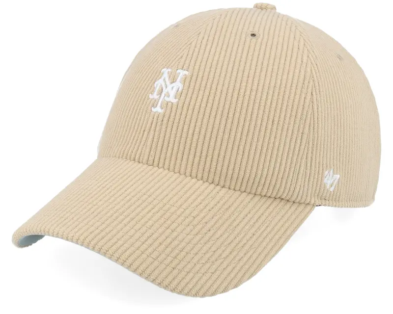47 Brand New York Mets MLB Base Runner 47 Clean Up Khaki Dad Cap online