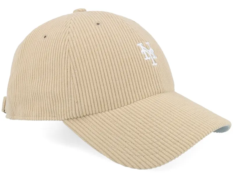 47 Brand New York Mets MLB Base Runner 47 Clean Up Khaki Dad Cap online