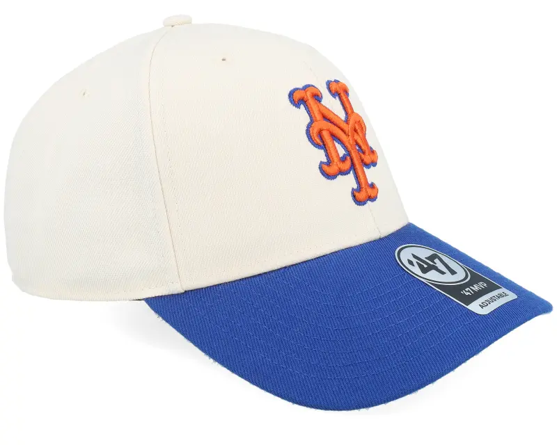 47 Brand New York Mets Two Tone Mvp Natural/Royal Adjustable online