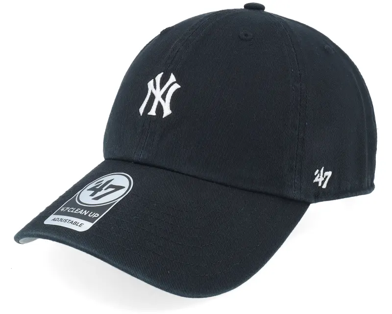 47 Brand New York Yankees Base Runner Clean Up Black Dad Cap online