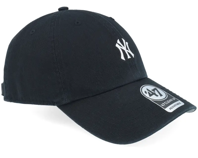47 Brand New York Yankees Base Runner Clean Up Black Dad Cap online