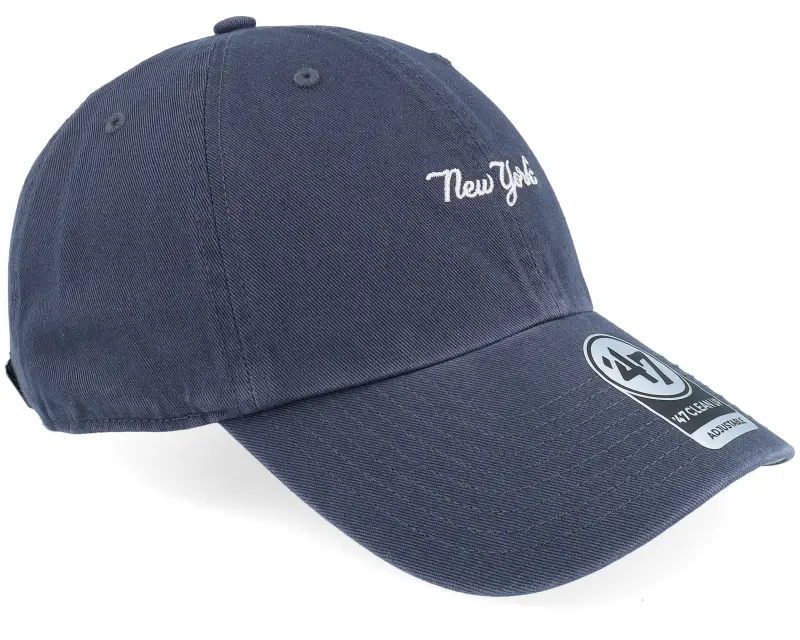 47 Brand New York Yankees Base Runner Script Clean Up Navy Dad Cap online