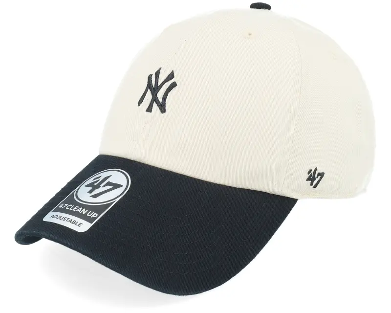 47 Brand New York Yankees Base Runner TT Clean Up Natural/Black Dad Cap online