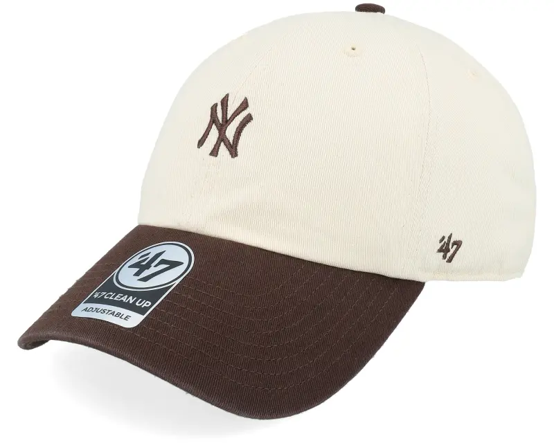 47 Brand New York Yankees Base Runner TT Clean Up Natural/Brown Dad Cap online