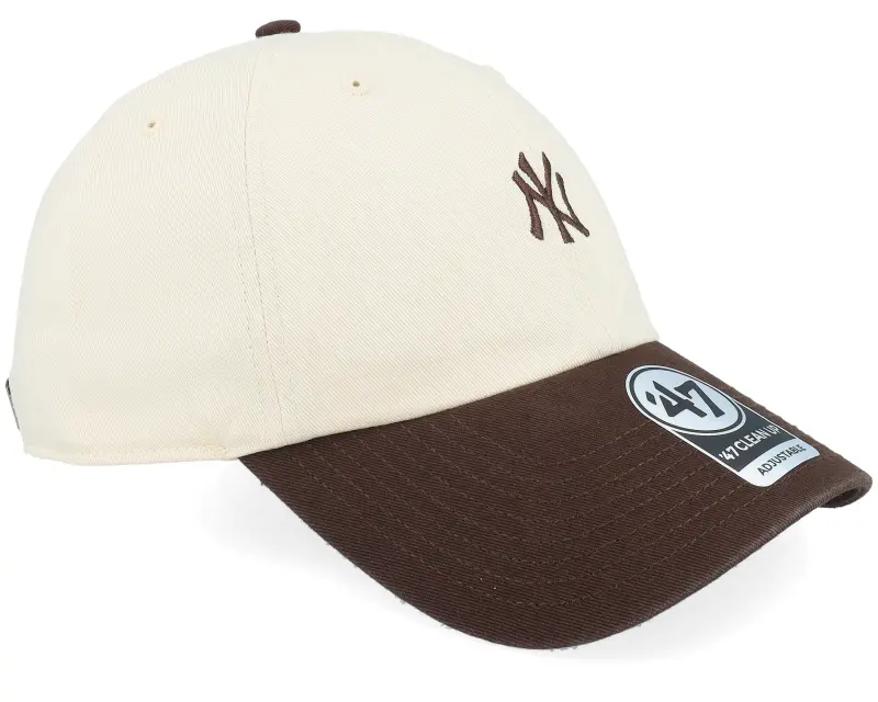 47 Brand New York Yankees Base Runner TT Clean Up Natural/Brown Dad Cap online