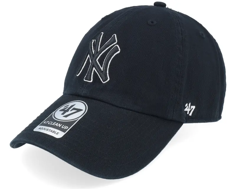 47 Brand New York Yankees Clean Up Black Dad Cap online