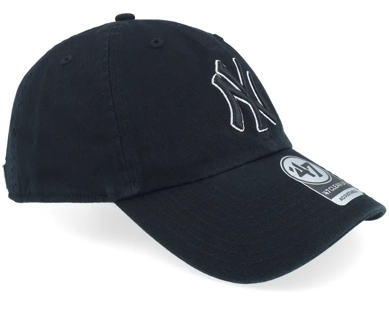 47 Brand New York Yankees Clean Up Black Dad Cap online